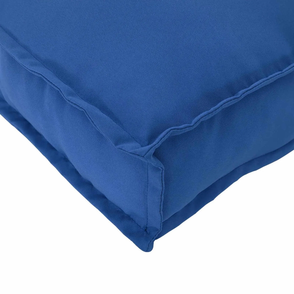 Cuscino Blu Reale 120 x 80 x 12 cm Tessuto Oxford 42001575