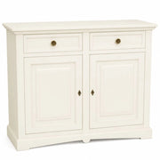 Credenza shabby 2 ante legno avorio 117x46x96 - Mobili 2G