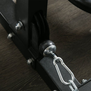 Stazione Fitness per Allenamento Totale 170x139x200 cm Power Tower in Acciaio Nero