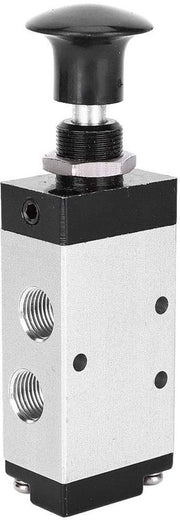 Vitello Magnetico 1/8 pollici - 4R110-06 - 5 vie - Lega di Alluminio - Compattato - Resistente agli Sforzi - Valvola Pneumatica