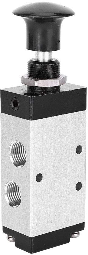 Vitello Magnetico 1/8 pollici - 4R110-06 - 5 vie - Lega di Alluminio - Compattato - Resistente agli Sforzi - Valvola Pneumatica