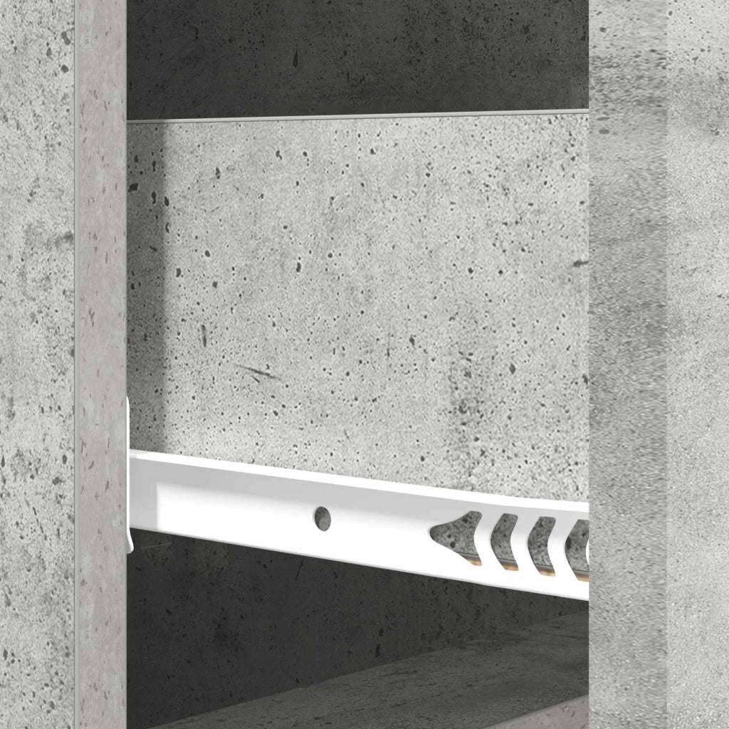 Mobile con Cassetti Grigio Cemento 33 x 34,5 x 90 cm 894158