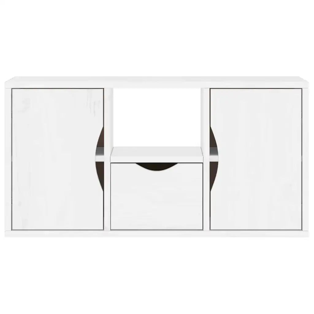 Mobile Porta TV con Cassetto ODDA Bianco 79x24x40 cm 4103606