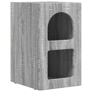 Comodino | Armadio da Notte | Mobiletto da notte Grigio Sonoma 29,5 x 33,5 x 50 cm Legno multistrato