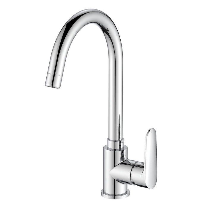 Miscelatore Lavello Bocca Alta Serie Remi Cromato