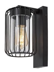 Applique esterna industriale nera E27 IP44 Tarpa Rabalux