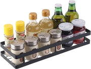 Raccoglitore di spezie per cucina con 4 ganci - multifunzionale - 1 pezzo - acciaio inossidabile