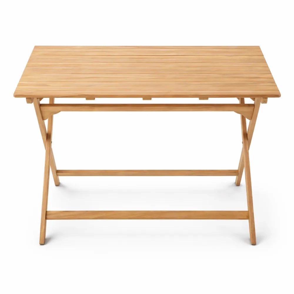 Tavolo Pieghevole da Giardino in Legno Teak – Banchetto