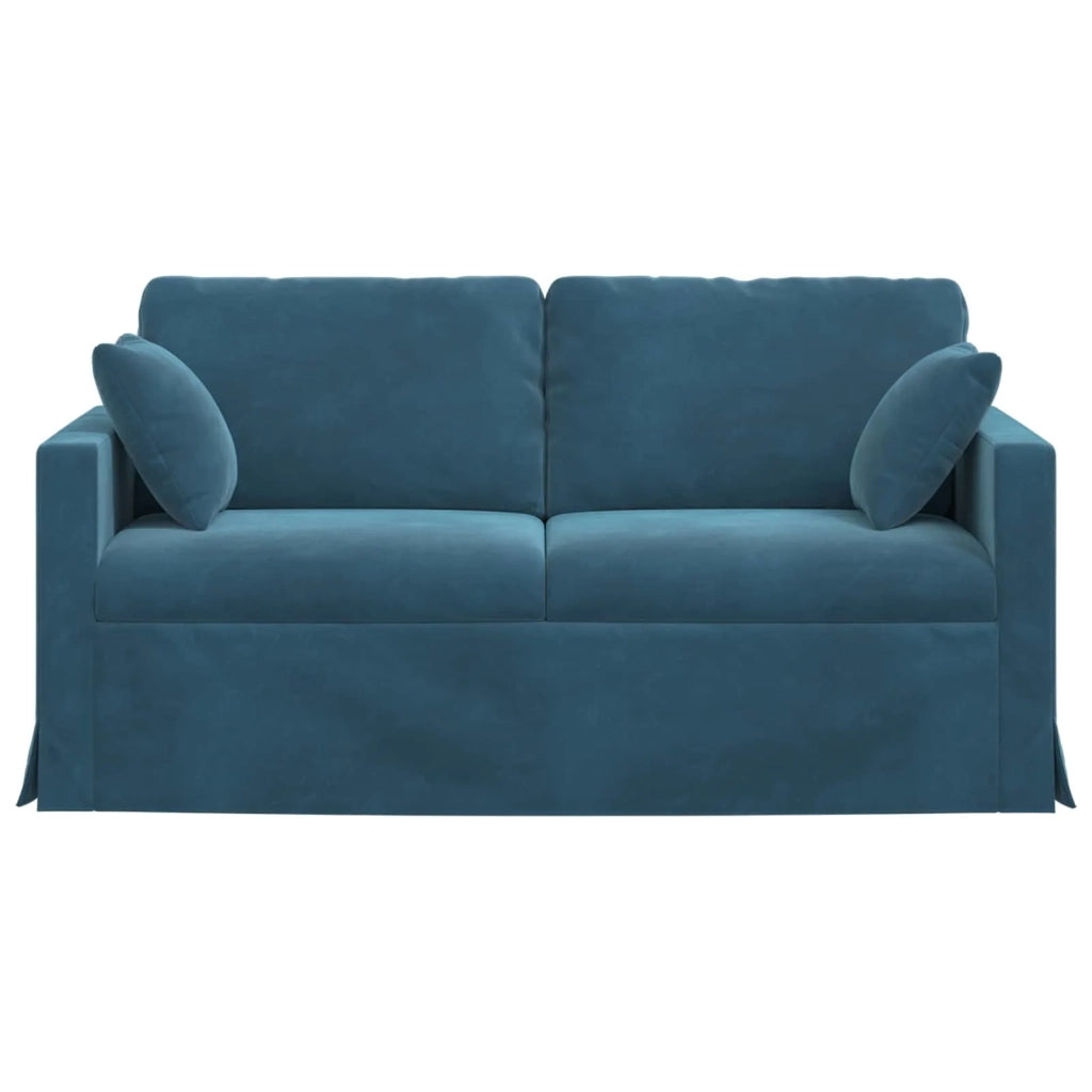 Divano Blu 158 x 78 x 80 cm Velluto