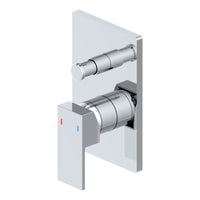 Miscelatore Incasso Doccia con Deviatore Serie Rubik Cromato