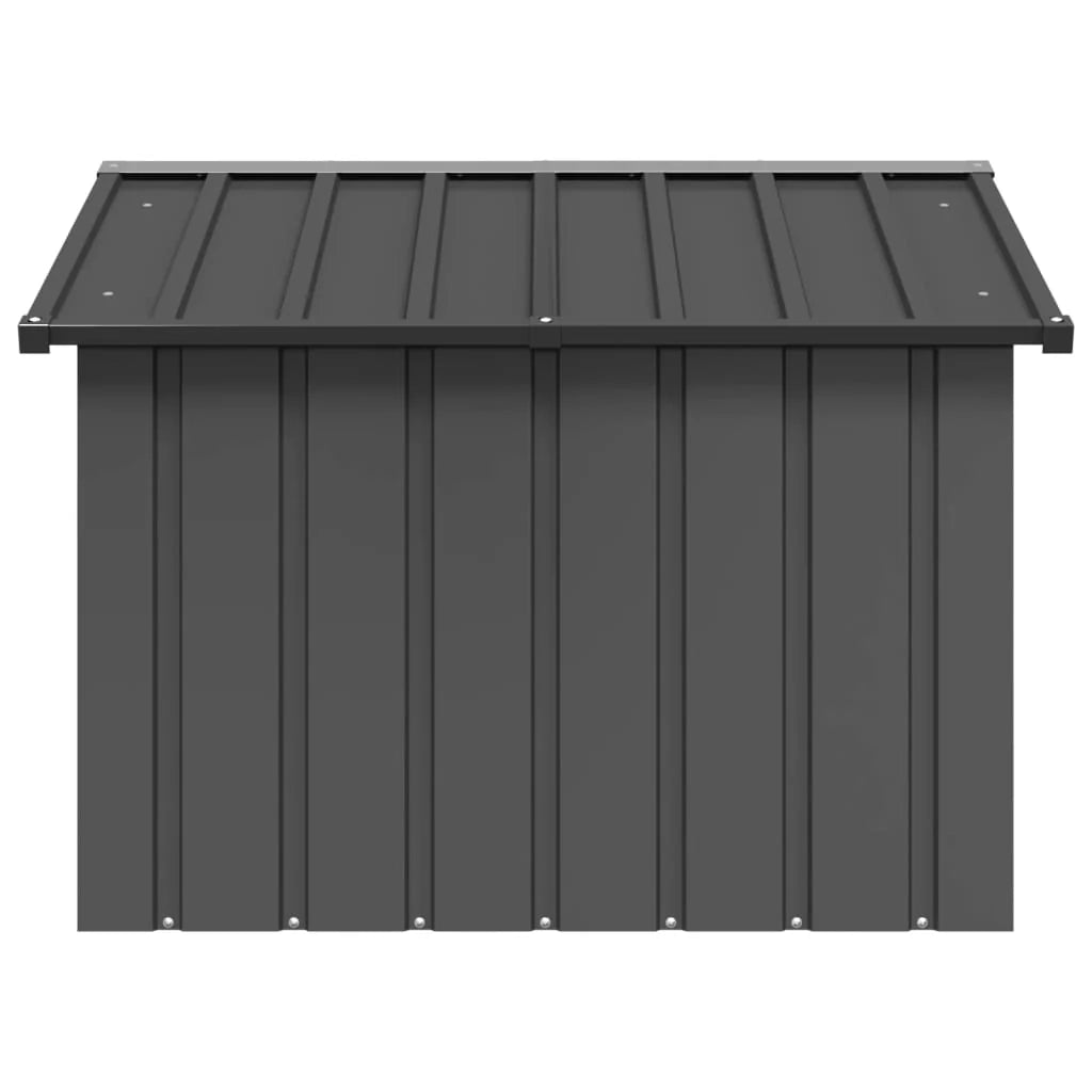 Cuccia per cani 116,5 x 103 x 81,5 cm acciaio zincato antracite 02_0043436