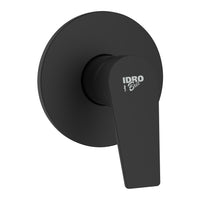 Miscelatore Incasso Doccia Serie Milton Nero Opaco