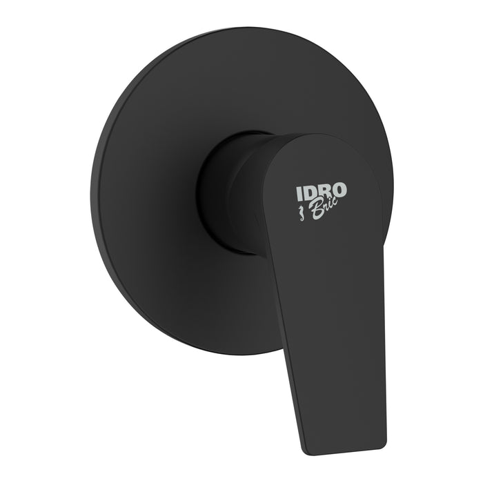 Miscelatore Incasso Doccia Serie Milton Nero Opaco