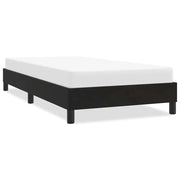 Giroletto senza Materasso-Struttura Letto Nero 80x220 cm in Velluto