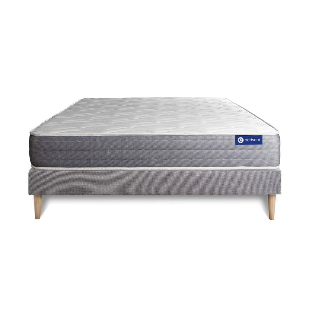 Kit rete e materasso Actiflex dream 130x200cm - Spessore : 22cm - Molle insacchettate e memory foam - Moderatamente rigido