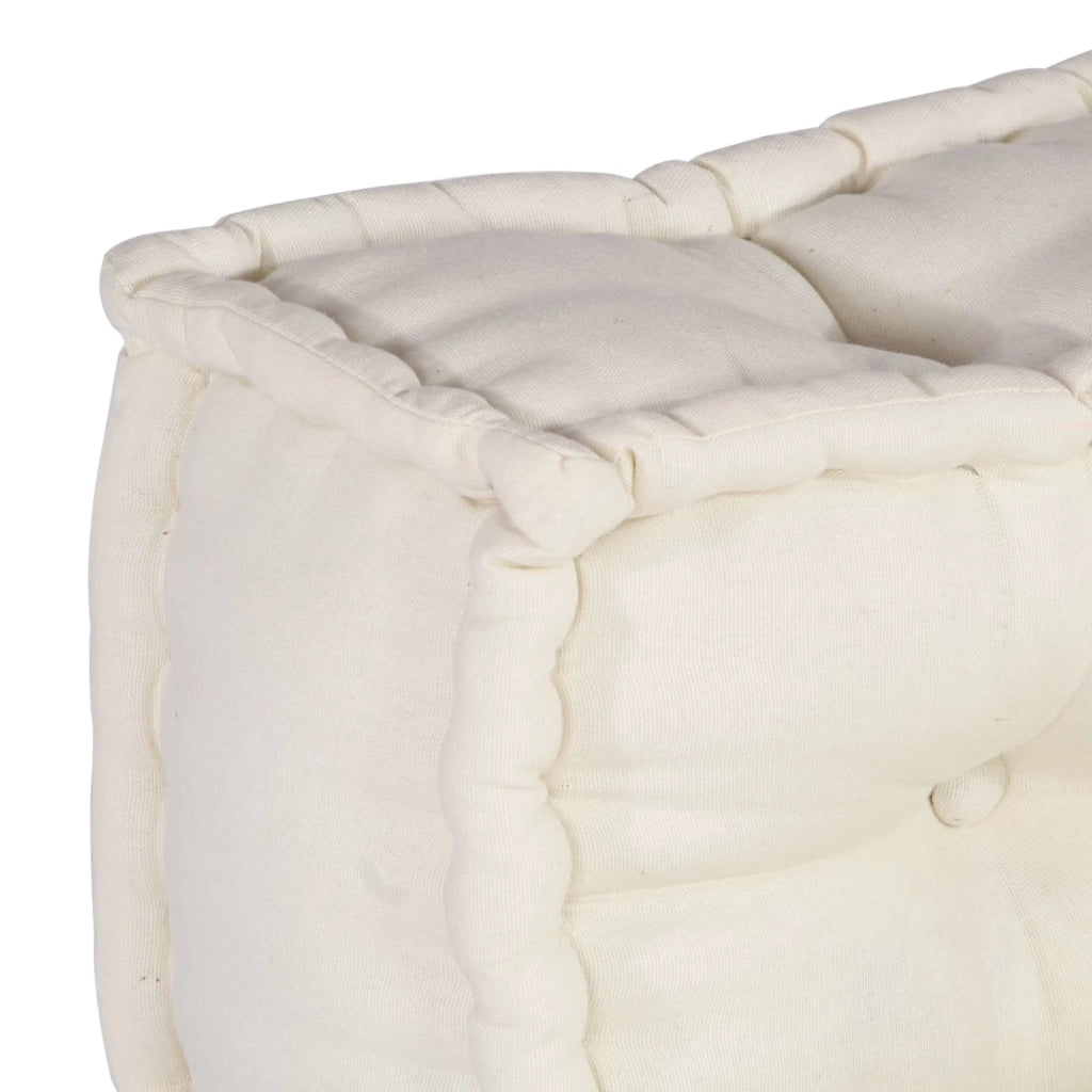 Unità di Divano Modulare 3 pcs Crema Tessuto 3315062