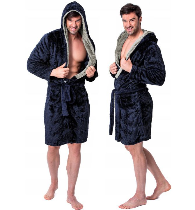 Accappatoio Jordan Navy-grey M