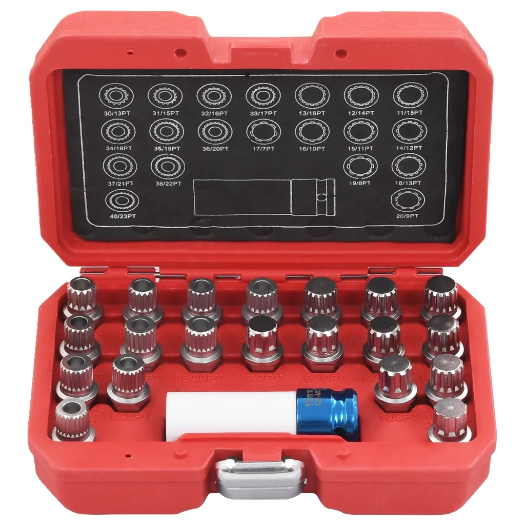 Set di Bussole per Rimozione Dadi 21 pz per BMW CFW1406153