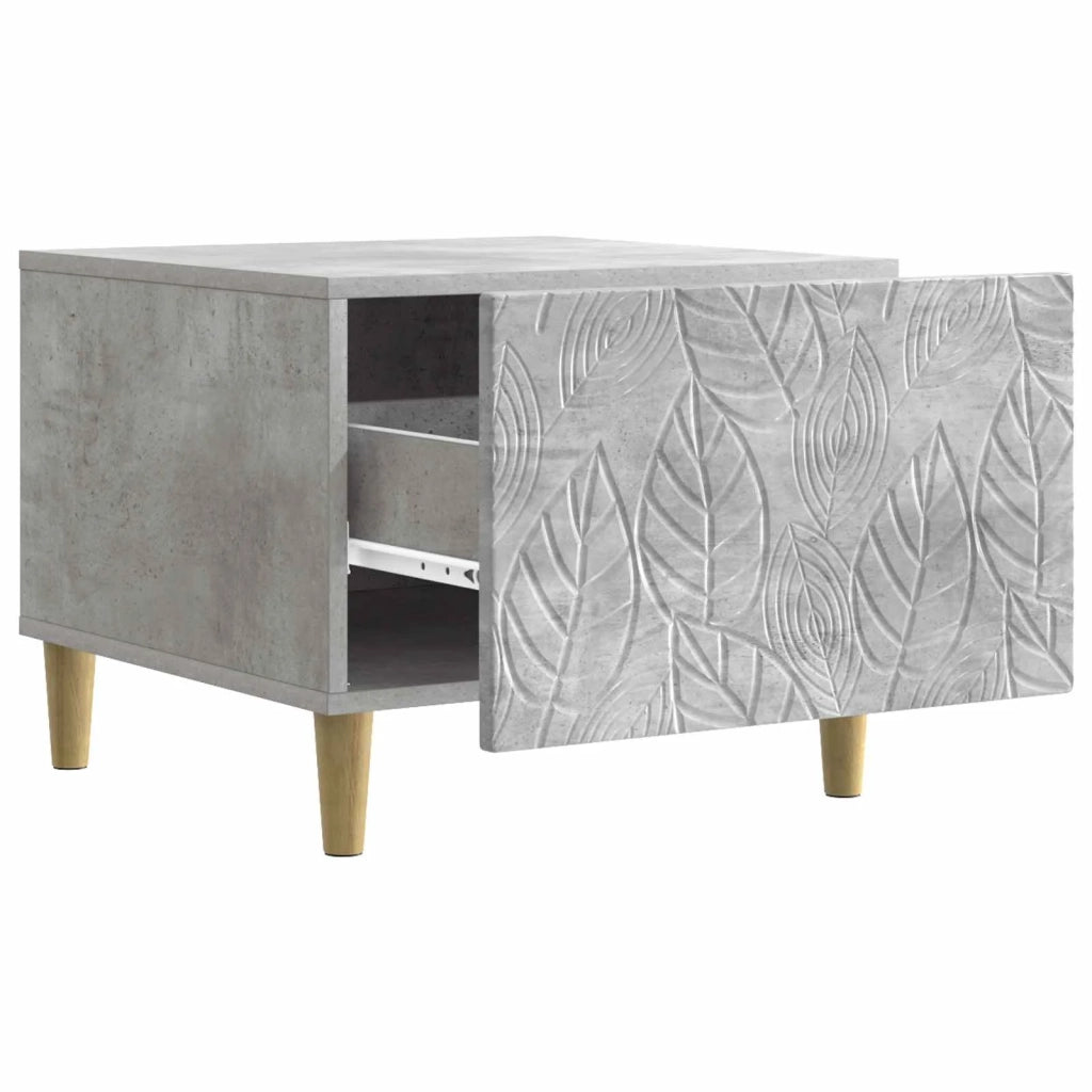 Tavolino da salotto Grigio Cemento 50 x 49 x 40 cm 895198