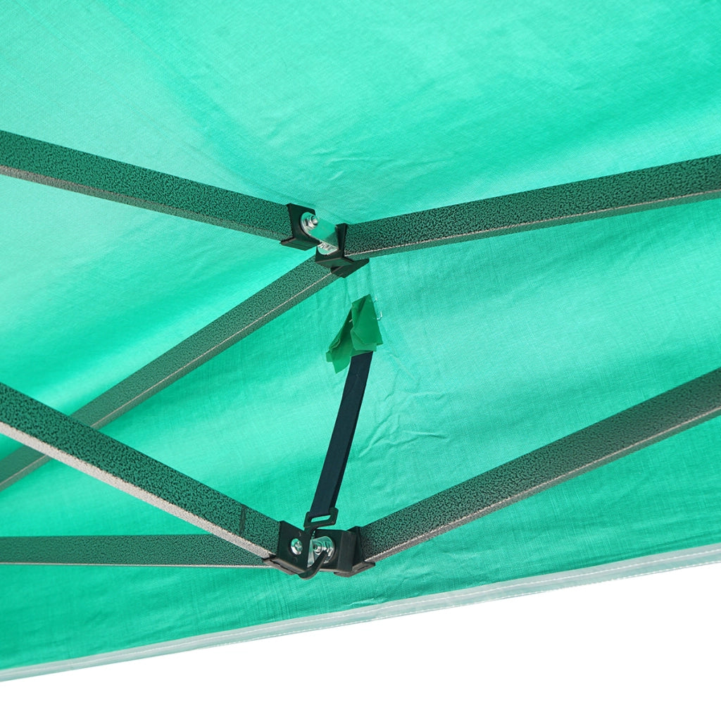Gazebo  verde 3x6 m, altezza regolabile, pieghevole Breckner Germany