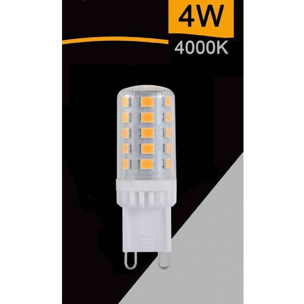 Trade Shop - Lampadina Led Smd G9 4 Watt 480lumen Luce Calda Fredda Naturale Sparac-g9-4w-ce3 - -bianco Naturale      -