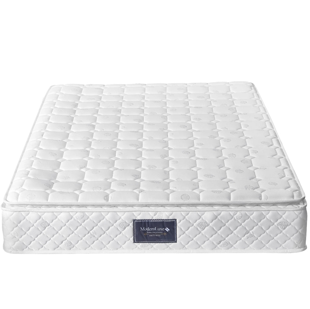 Letto matrimoniale 140x200 cm con materasso, LED e cassetti