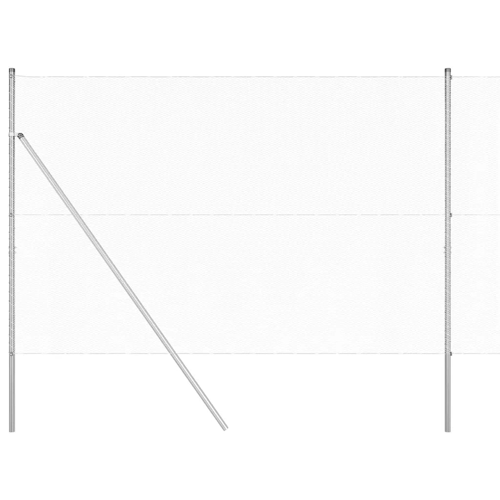 Palo della recinzione Argento 50 x 1,6 m (rete da 13 mm)