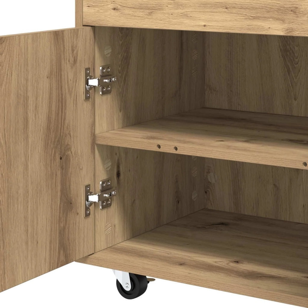 Carrello da Bar Rovere Artigianale 60 x 39.5 x 89 cm 8015685