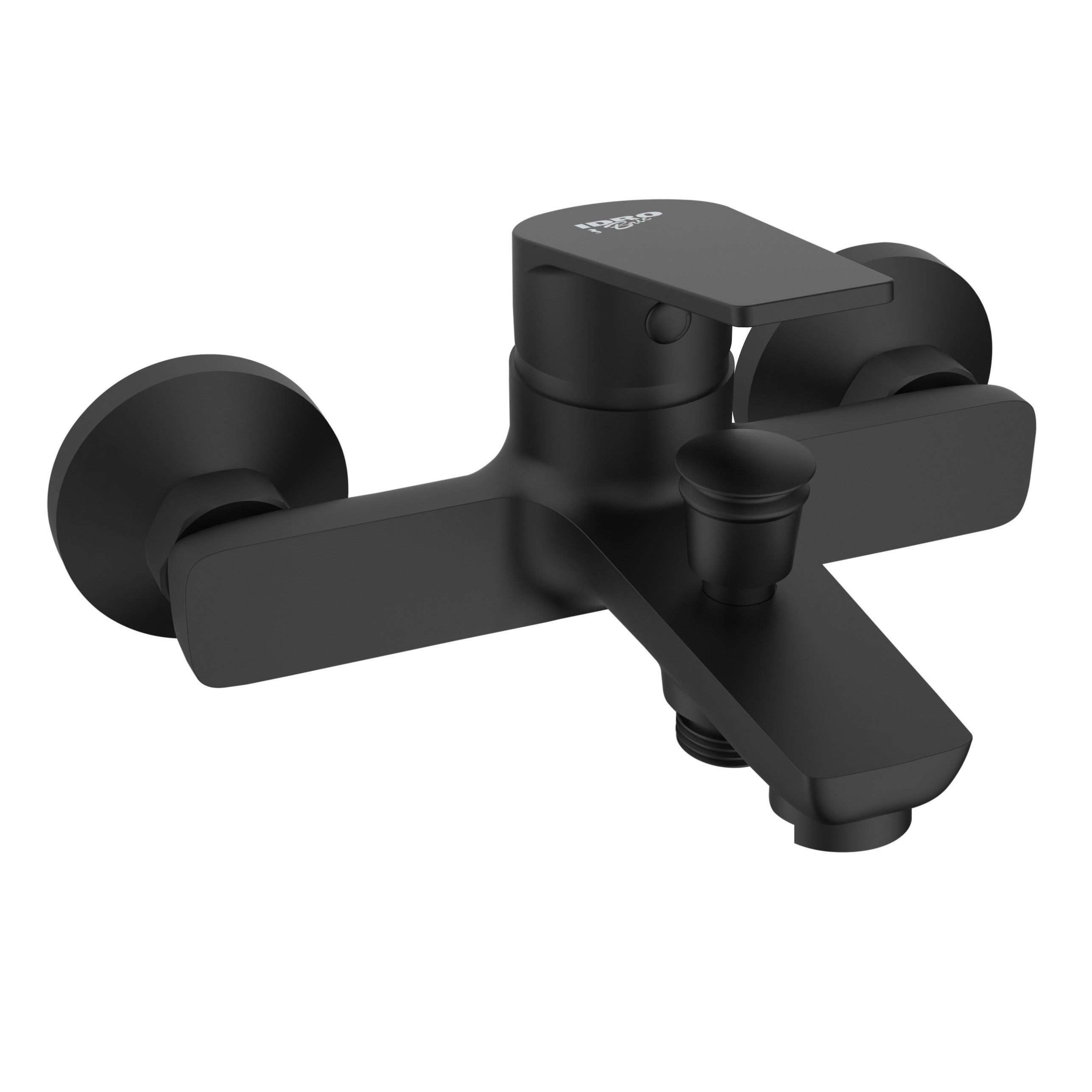 Miscelatore Vasca Serie Milton Nero Opaco