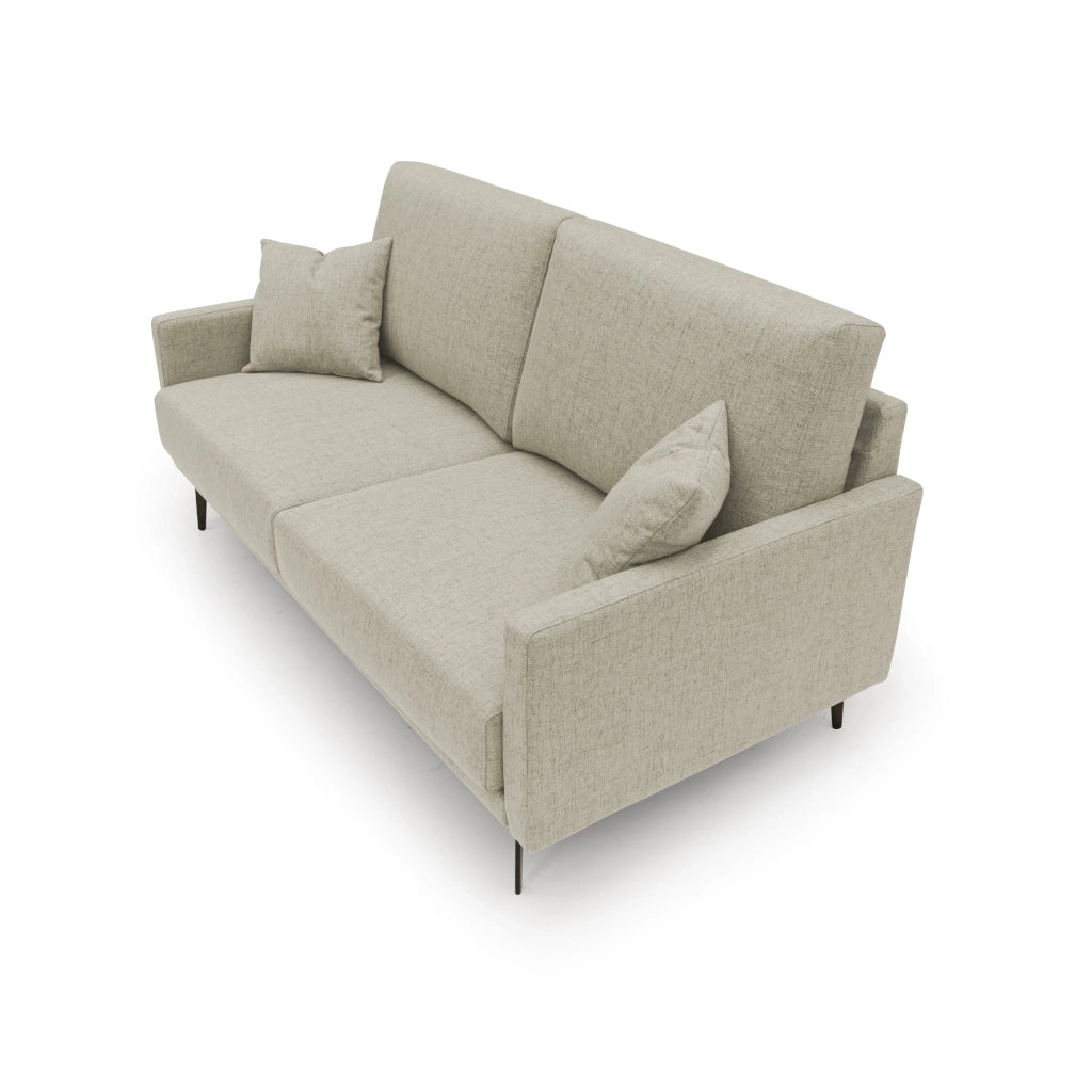 Saturno Divano moderno in tessuto morbido impermeabile T03 140 cm beige