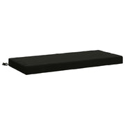 Cuscino per panchina SOEST 100% Poliestere Nero 110 x 50 x 8 cm 950154