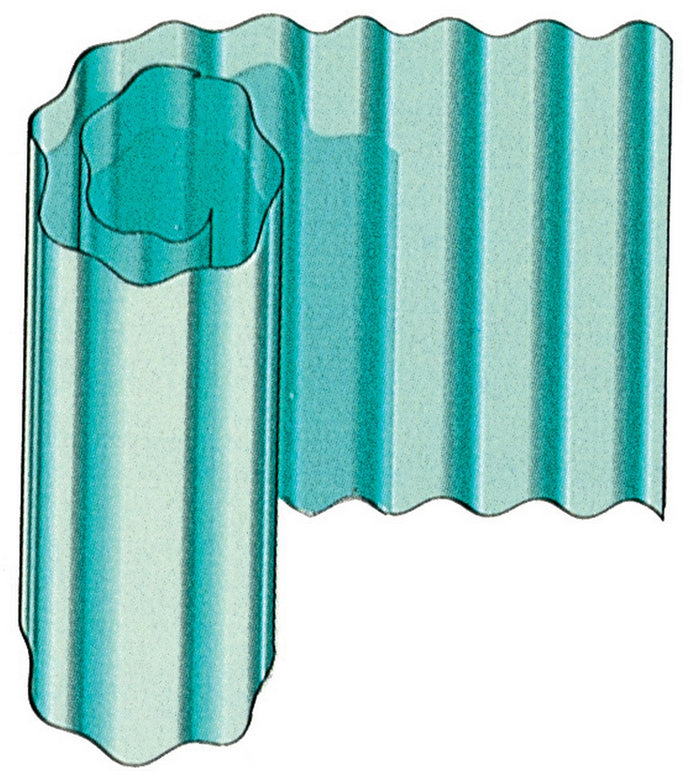 plastica ondulata neutra h.200 cod:ferx.4460