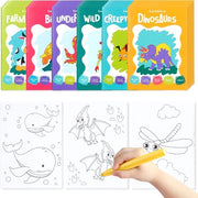 24 Libretti Miniaturetti di Dinosauri Animali della Fattoria per Bambini - Matrimoni Feste di Matrimonio Feste di Compleanno Regali per Distribuire Trattamenti di Benvenuto Regali da Lasciare