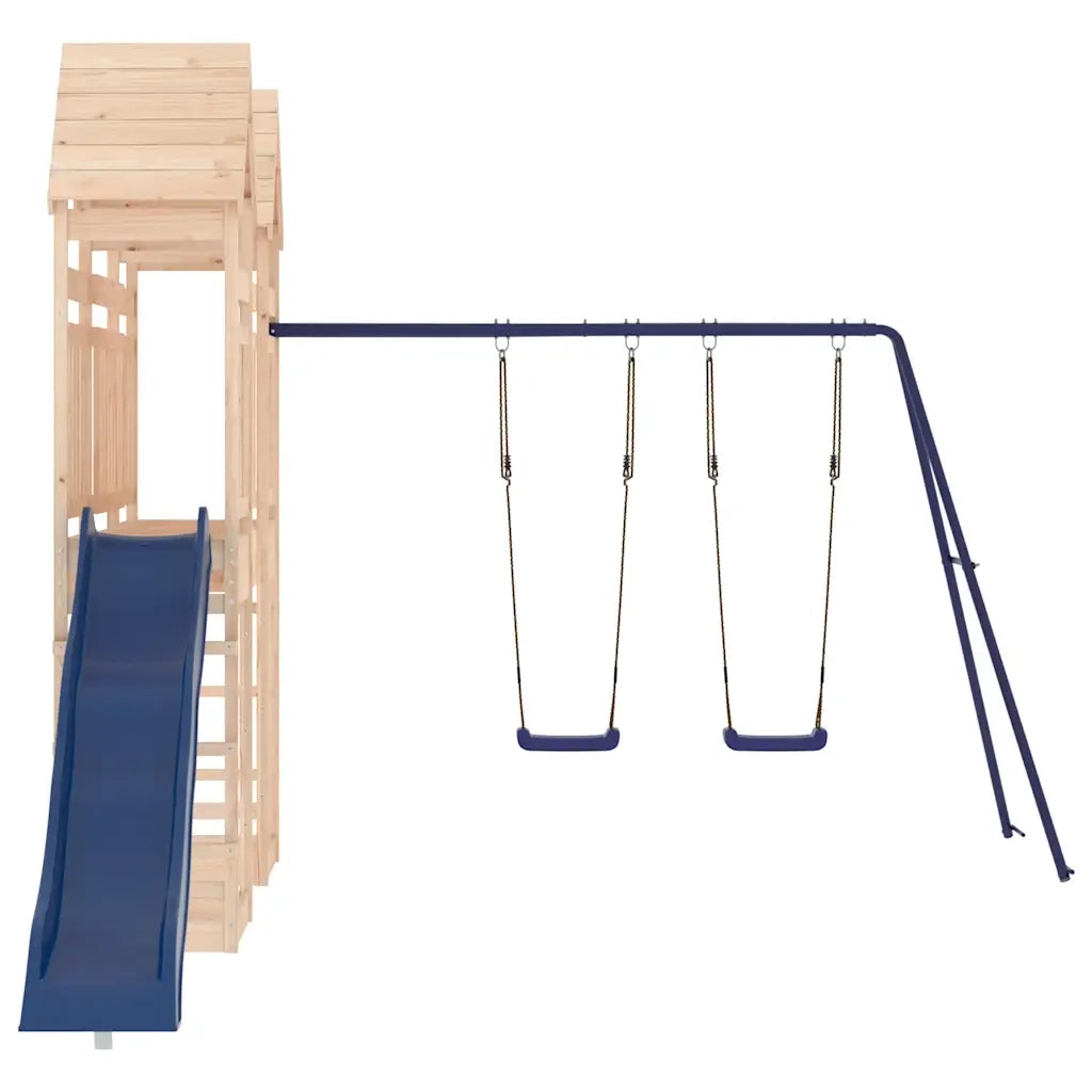 Set da Gioco da Esterno in Legno Massello di Pino 3156913