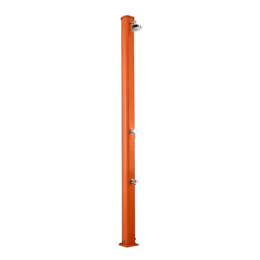 Doccia Tradizionale In Alluminio Jolly S Con Miscelatore E Lavapiedi Colore Arancione Cv-A625/2009