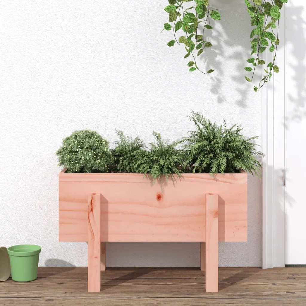 Fioriera da Giardino-Vaso da Esterno 62x30x38 cm in Legno Massello di Douglas