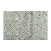 Tappeto Bagno Antiscivolo Effetto Rilievo Assorbente, Morbido, Lavabile in Lavatrice 50x80 / 60x120 cm 60x120 Cm - Salvia