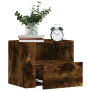 Comodini a Muro 2 pz Rovere Fumo 45x30x35 cm 848320