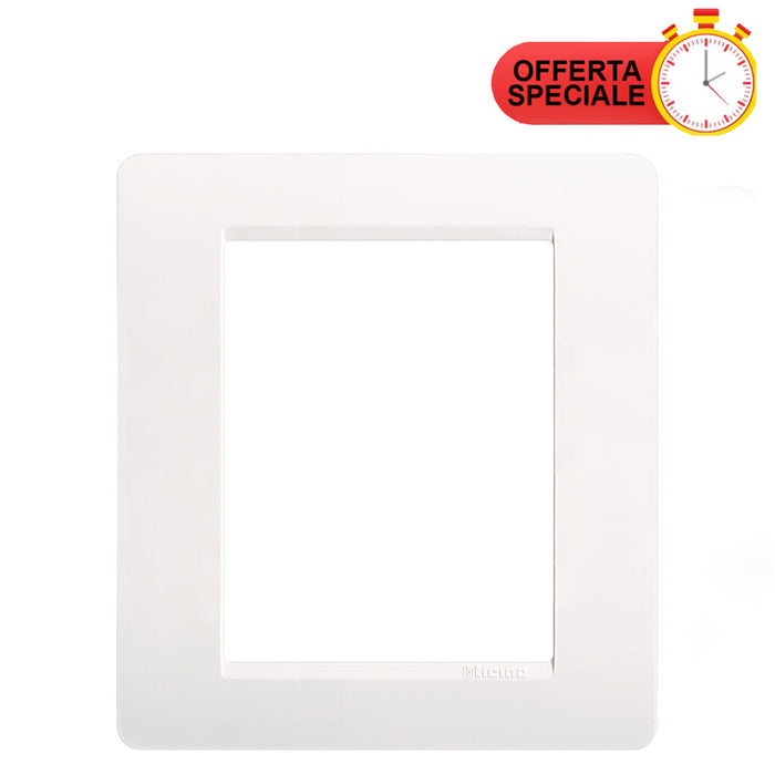 BTicino Matix Placca 3+3  Posti Bianco AM4806BN