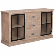Credenza in legno marrone 150x40x83h cm