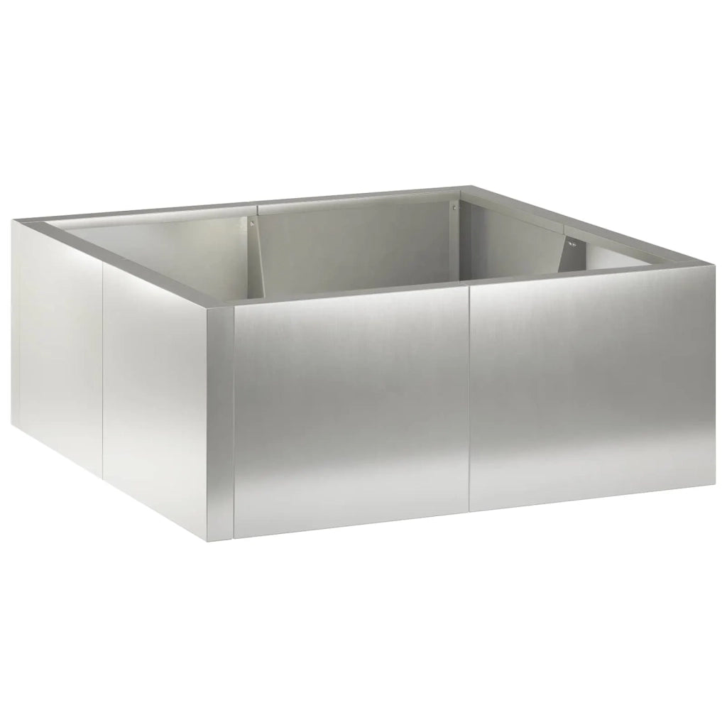 Muro di contenimento 4 pz 100 x 100 x 30 cm Acciaio Inox 3449202