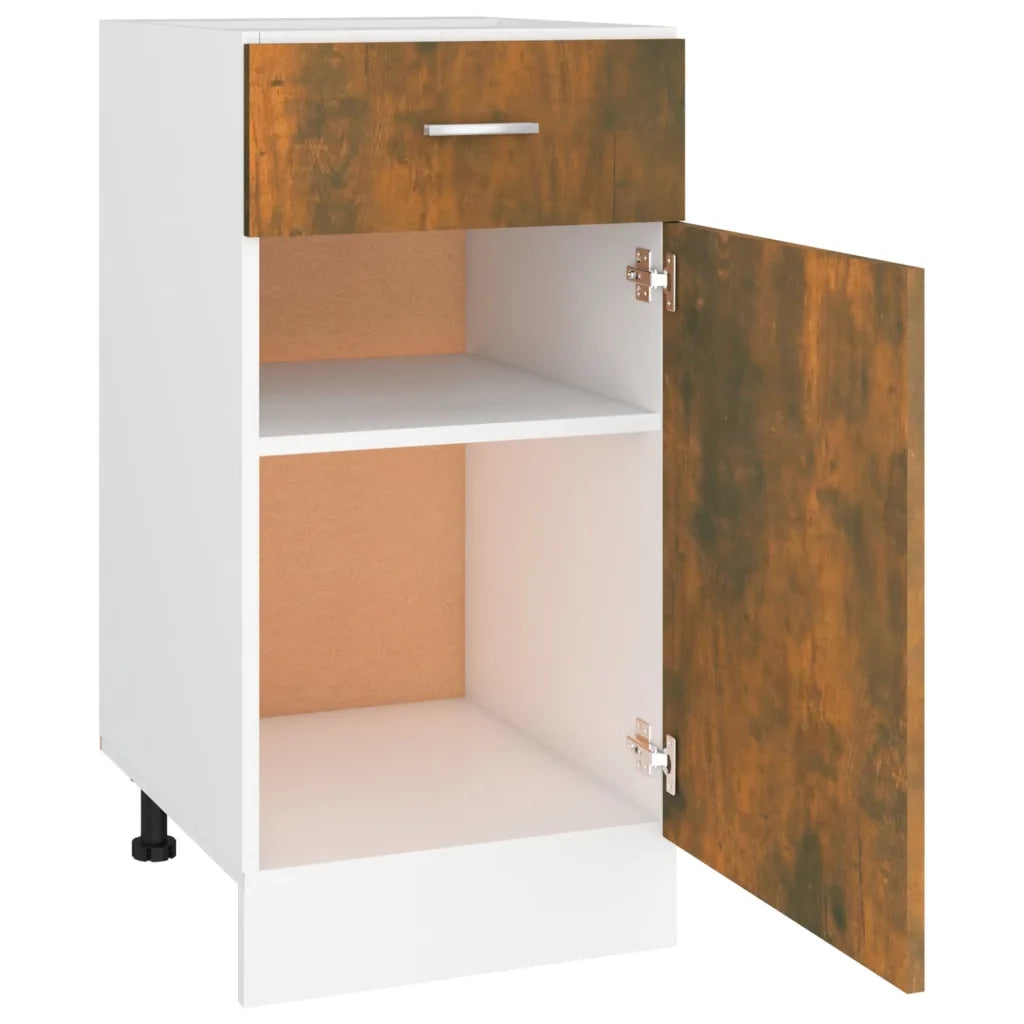 Mobile con Cassetto “Lyon” Rovere Fumo 40x46x81,5 cm 815570