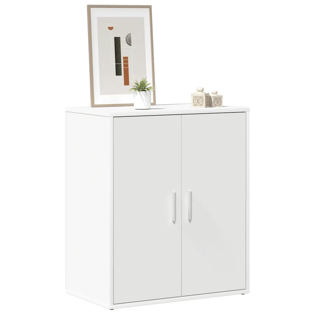 Scarpiera Bianca 60x35x70 cm in Truciolato 808918