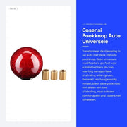 Modificatore di velocità universale - Alta qualità e stile - Rosso - Adattabile a qualsiasi veicolo - Modifica universale