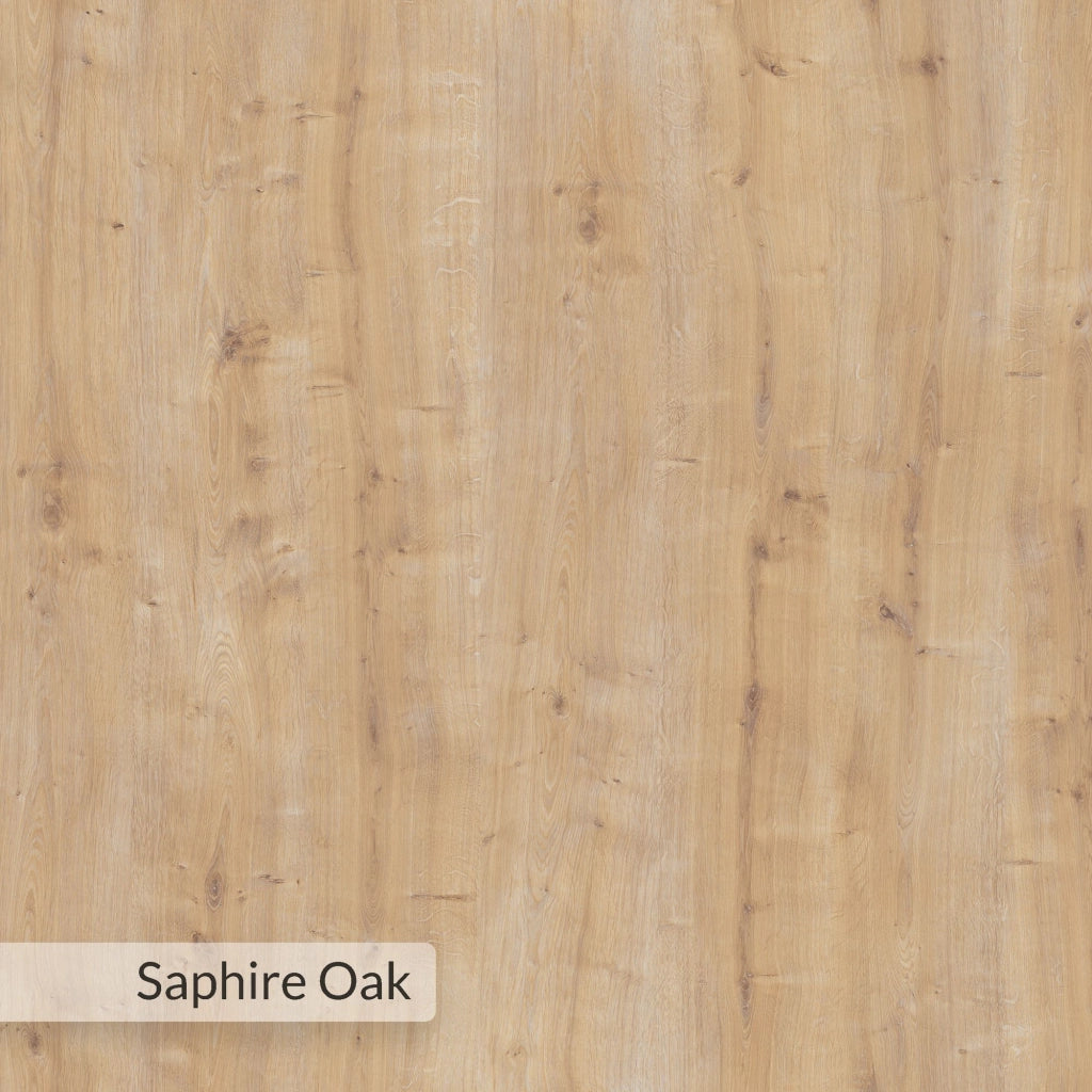Scrivania modulare in legno "Badau" - 110 x 102 x 77 cm - Beige