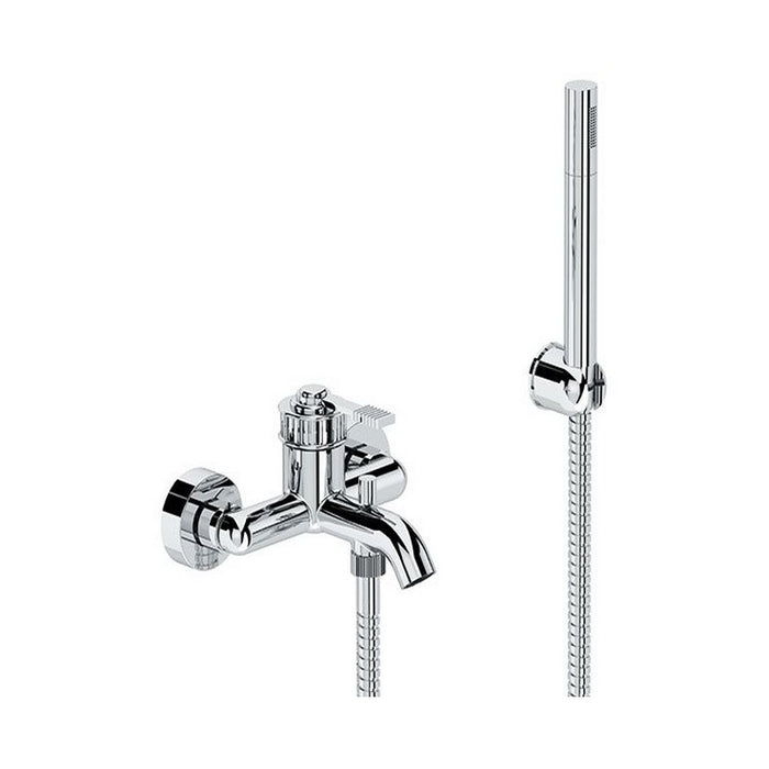 Miscelatore vasca esterno con flessibile cm 150 e doccetta a 1 funzione - serie Atelier