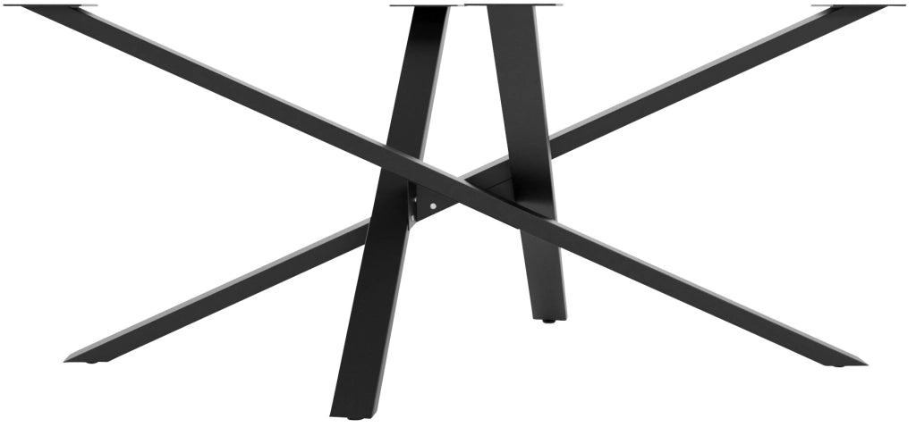 Gambe del tavolo Jimmy nero,120x70x72 cm