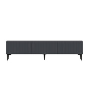 Porta TV in legno "Oscar" - 180 x 31 x 45 cm - Grigio antracite