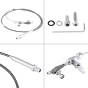 Cavo di kickdown in acciaio inossidabile - Transmissione kickdown - Detent kickdown - Compatibile con GM - Chevy/Olds/Pontiac - Prestazioni stabili - Cavo di trasmissione
