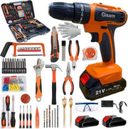 Kit di foratura elettrico - Set di chiavi a batteria - 25 accessori - Trapano a batteria - Chiave a batteria a infrarossi